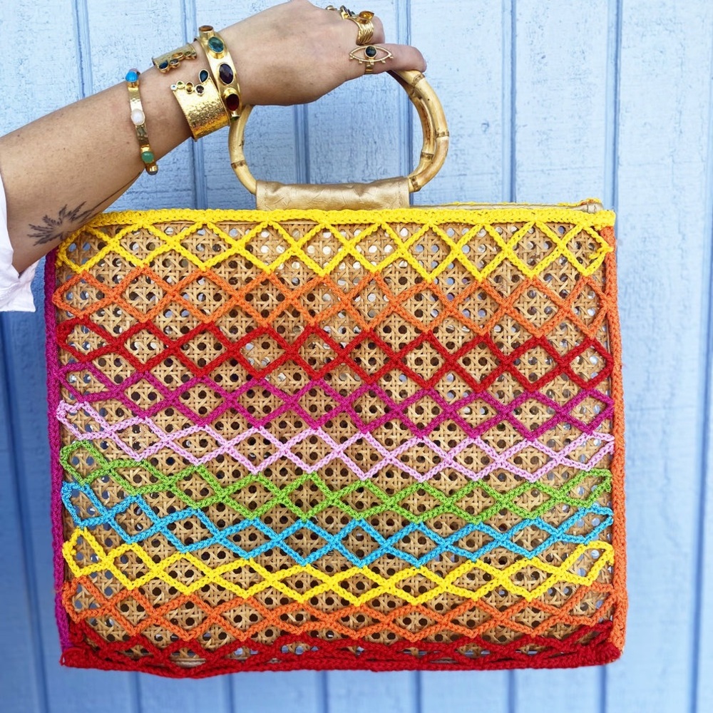 Lily tricot multicolored bag